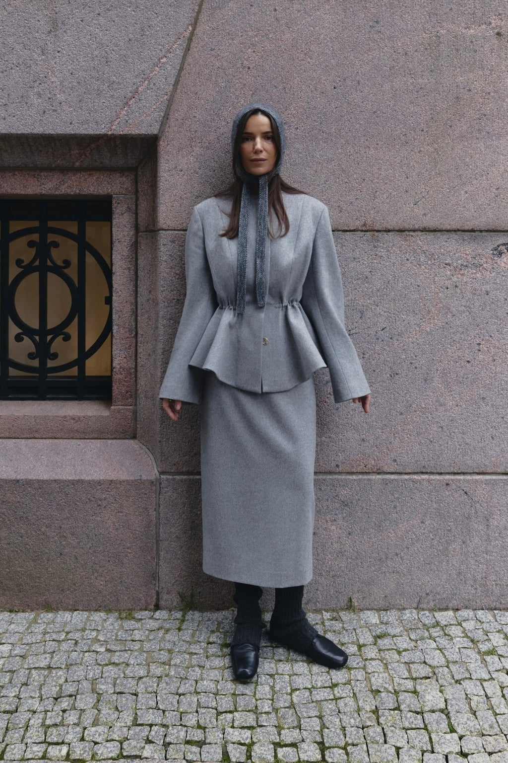Wool Pencil Skirt