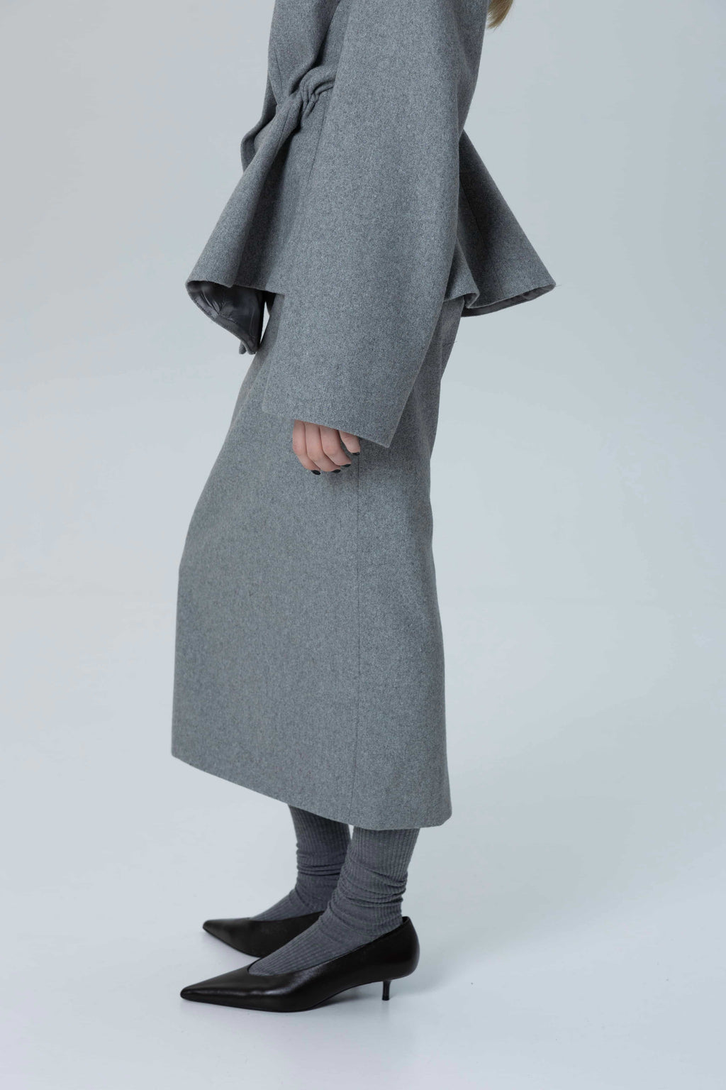 Wool Pencil Skirt