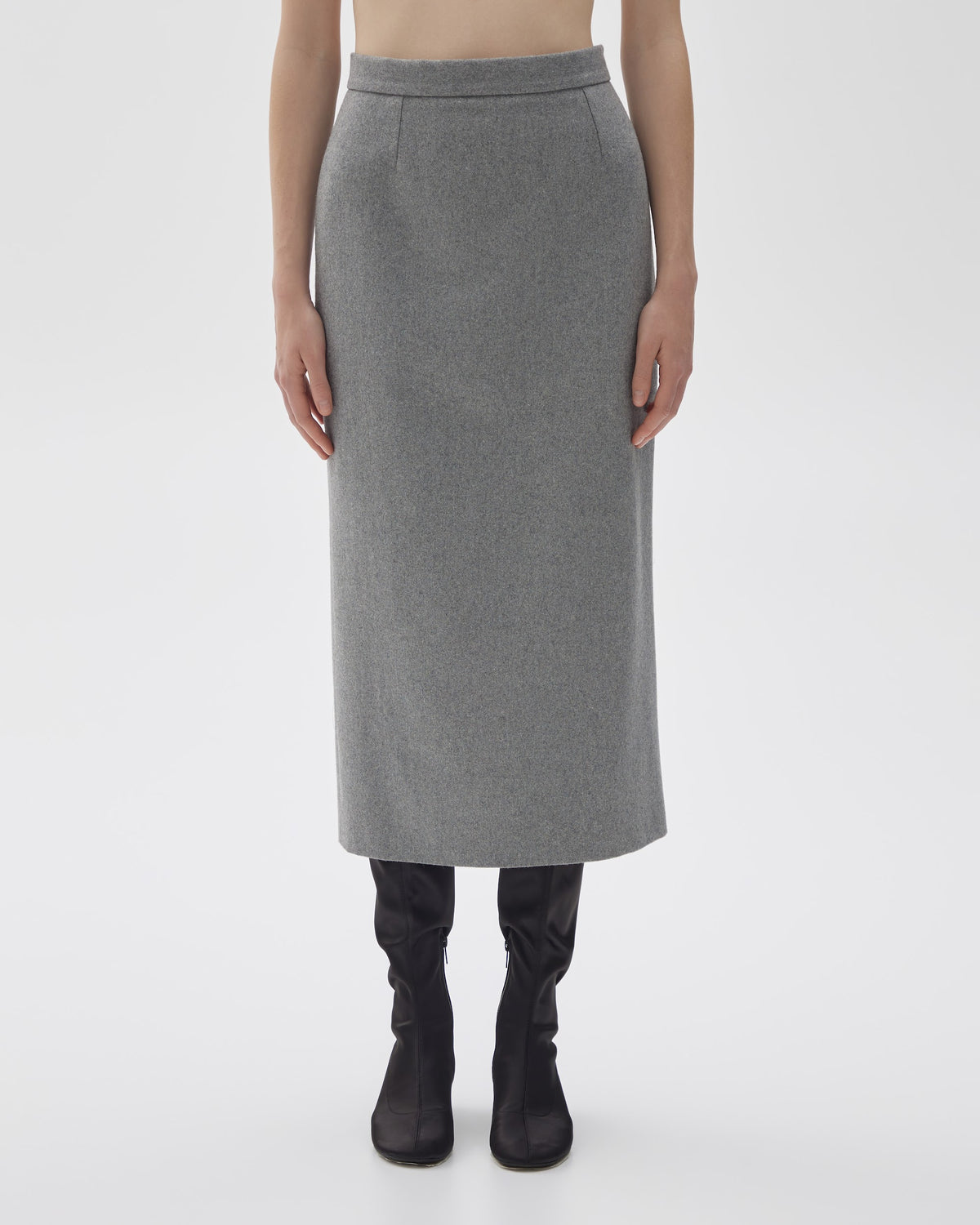 Wool Pencil Skirt