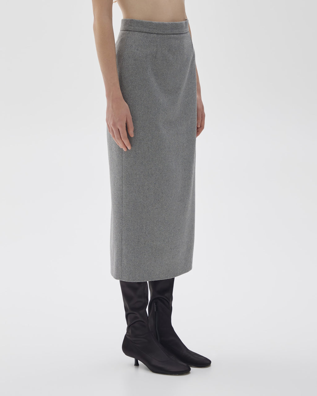 Wool Pencil Skirt