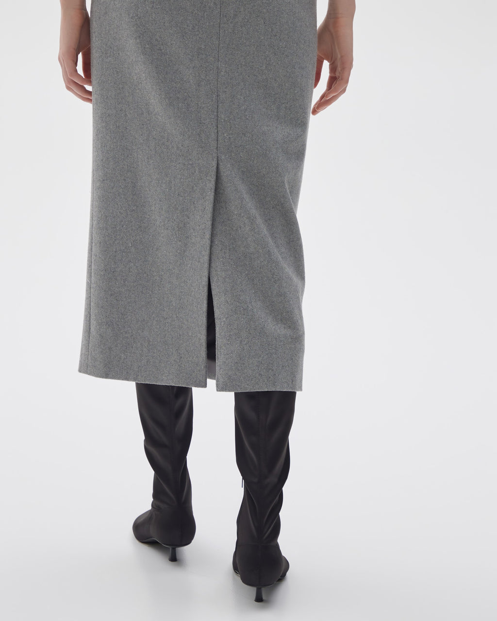 Wool Pencil Skirt