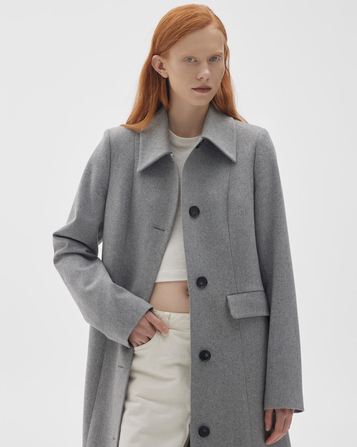 TAILORED WOOL COAT